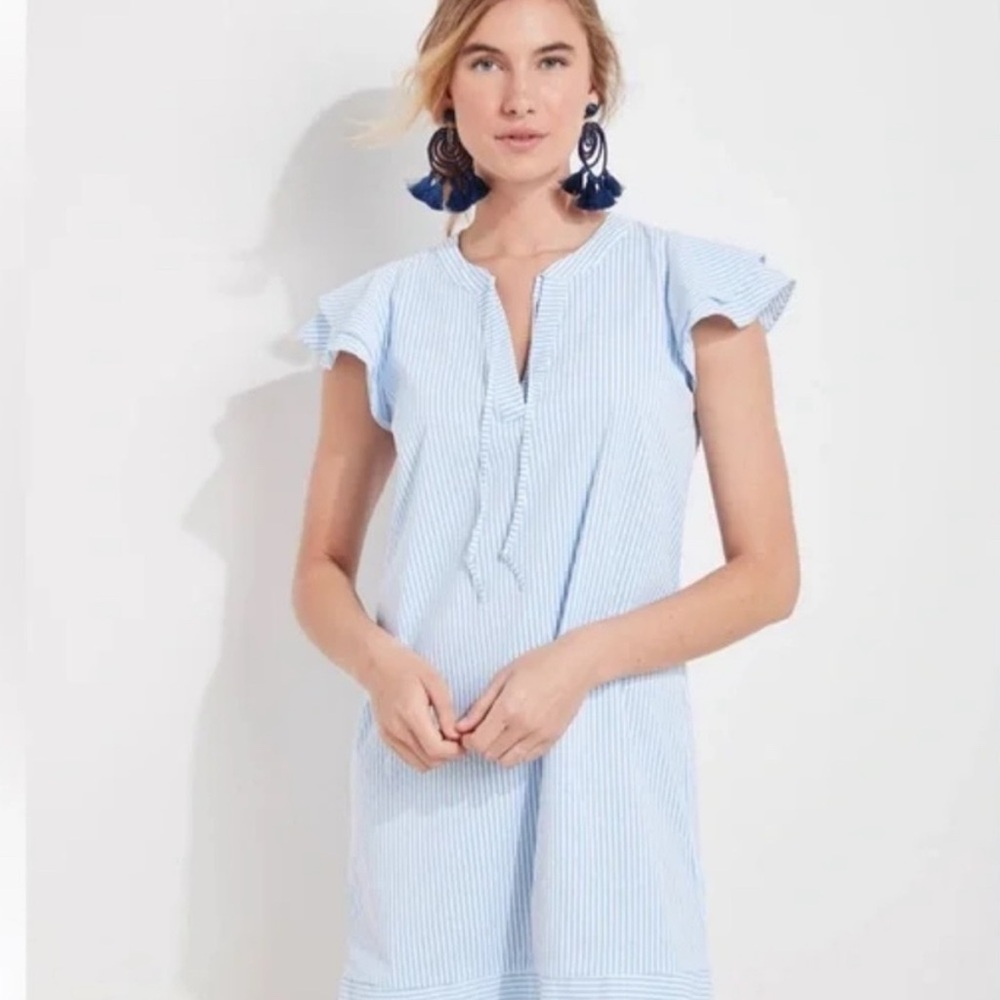 Blue & White Vineyard Vines Harbor Vineyard Tunic - Size XS